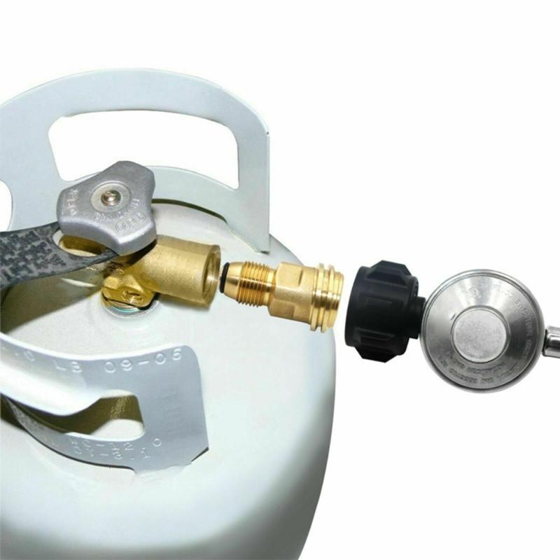 Propanes Gas Grills Quick Connecting Fitting Solid Brass Adapter Quick Connecting Adapter for Efficient Fuels Conversion