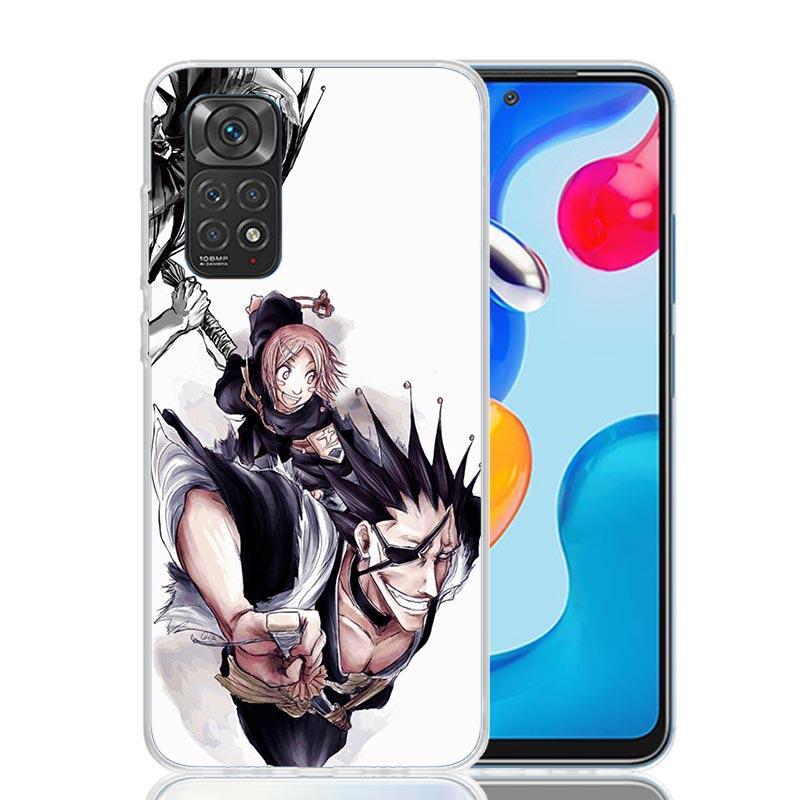 Zaraki Kenpachi Bleach Phone Case For Xiaomi Redmi Note 15 14 13 12S 12 Pro Plus 11S 11E 11 11T 10S 10 Art Soft Pattern Cover Re