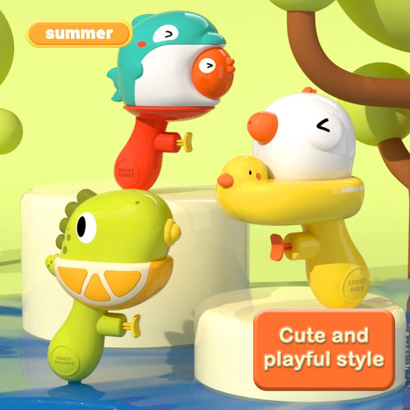 Cartoon Animal Water Spray Toy Outdoor Beach Blow-Water Toy Bathroom Kids Water Spray Bathroom Shower Bath Toys Children Gifts