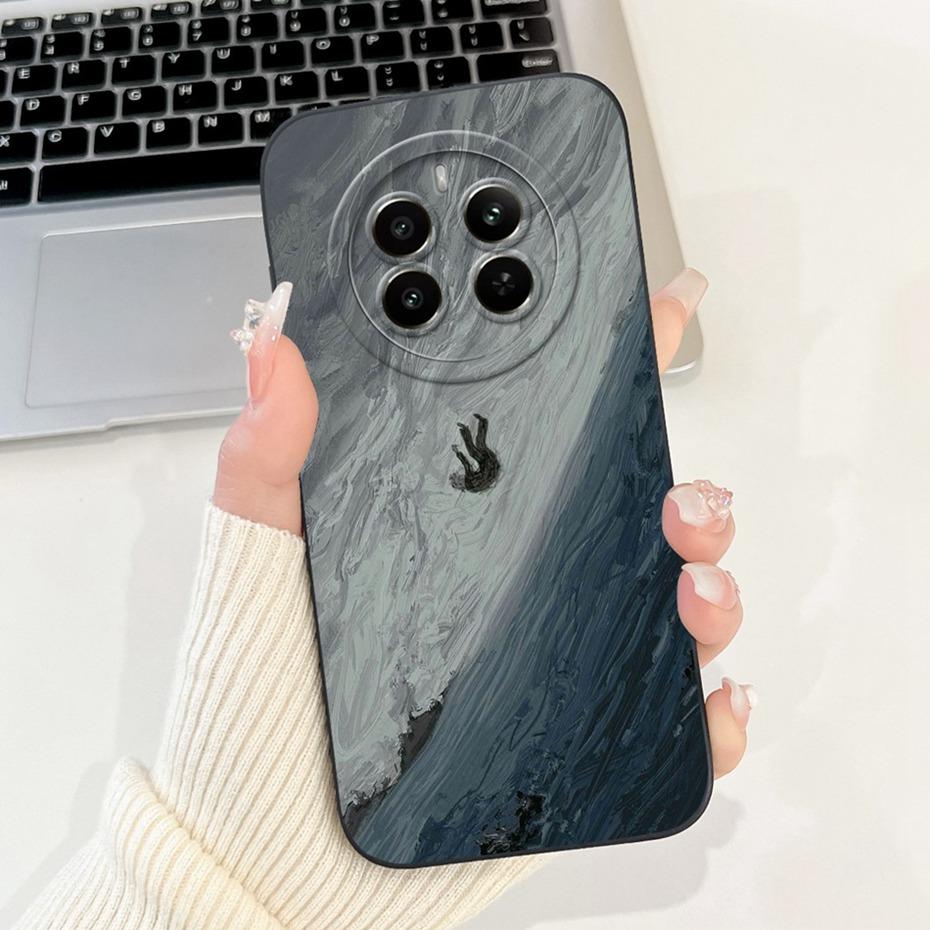 Modisches Neues Design Für Realme 12+ 12X 12 5G Kamera Schutz Handyhülle Für Realme 12X 12 Plus 5G Weiche Silikon Gelee Hüllen