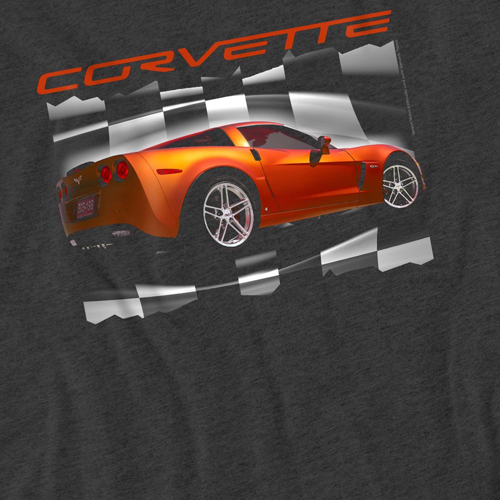 Chevrolet Unisex Adult Orange Z06 Vette Heather T-Shirt