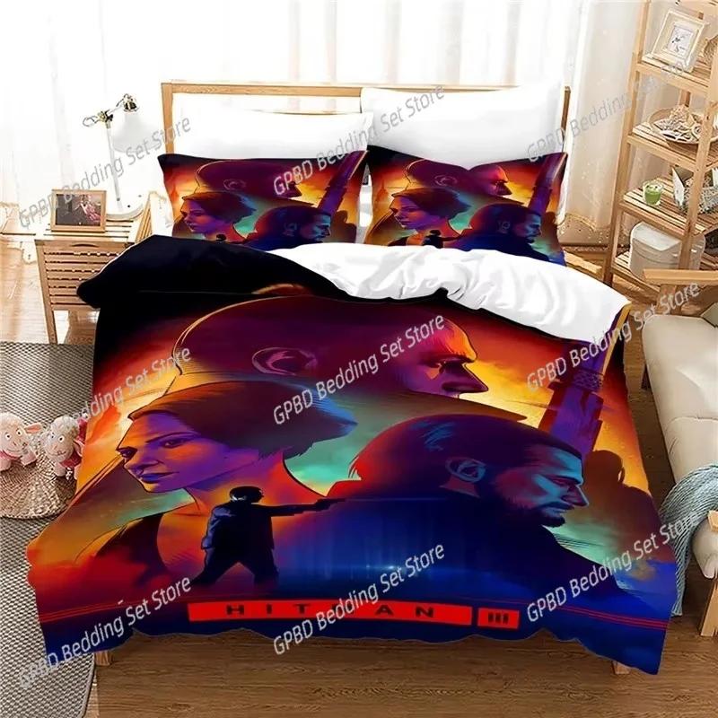Comforter Game Hitman Killer Bedding Set For Bedroom Soft Modern S Comefortable Kids And