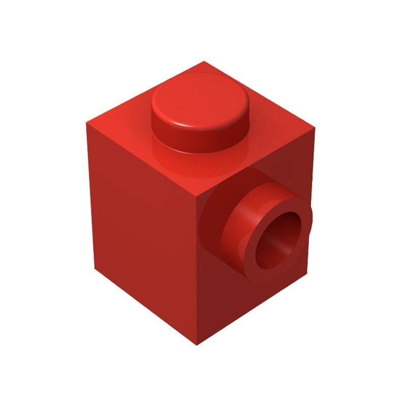 10 KUSŮ 87087 1x1 s čepem na straně Stavební kostky MOC Kompatibilní s Brick Dětské hračky Dárková krabička