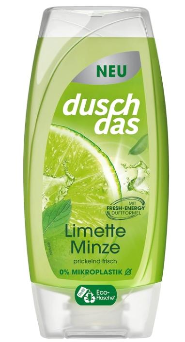 Gel de banho energizante de limão e menta da Duschdas, 450ml