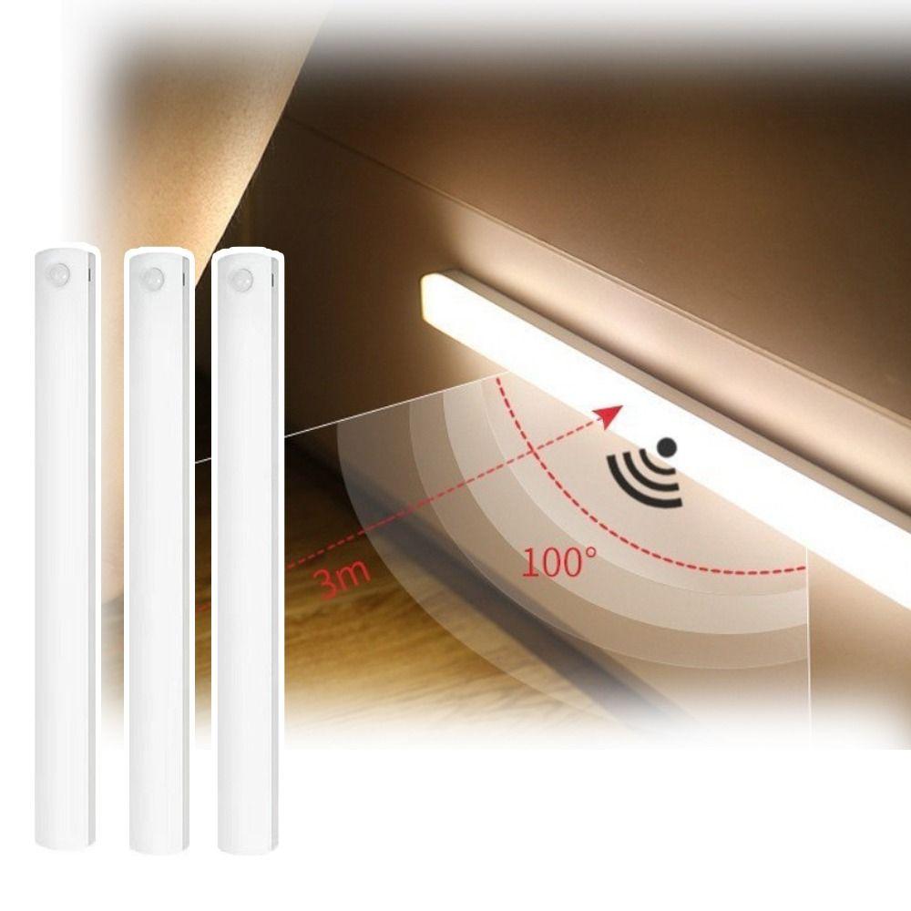 Intelligent Human Body Induction Light Strip USB Charging Automatic Sensing Magnetic Wardrobe Light Bedroom Lighting Tool