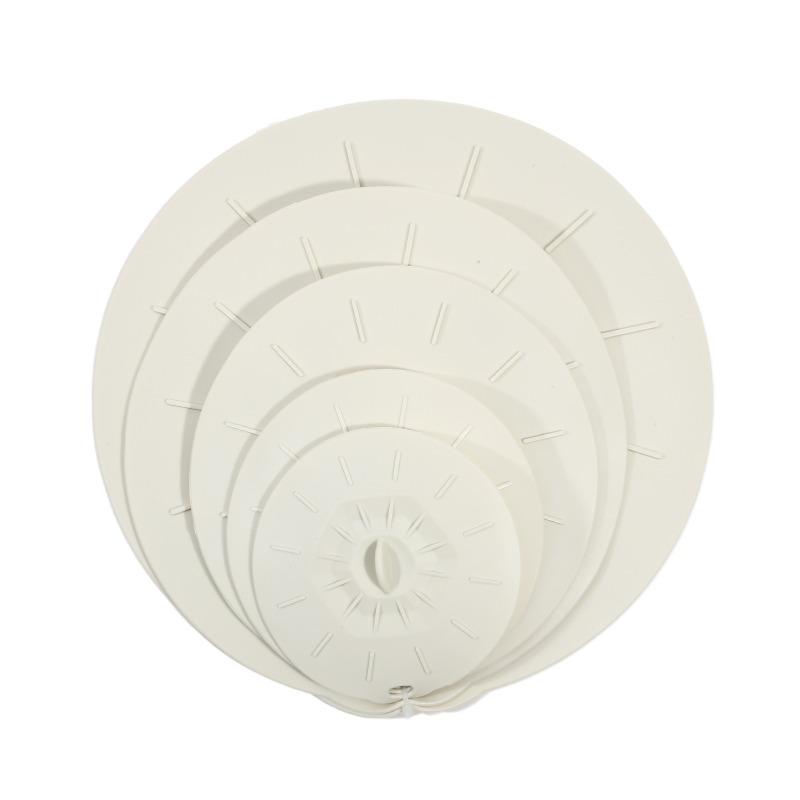5PCS Silicone Preservation Cover Anti Overflow Leak Proof High Temperature Resistant Easy Clean Sealing Lid