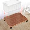 Storage Box Mobile Rolling Stand Tray With Wheels Versatile Audio Rack For Office Living Room Home Rack Movable Plant Stand