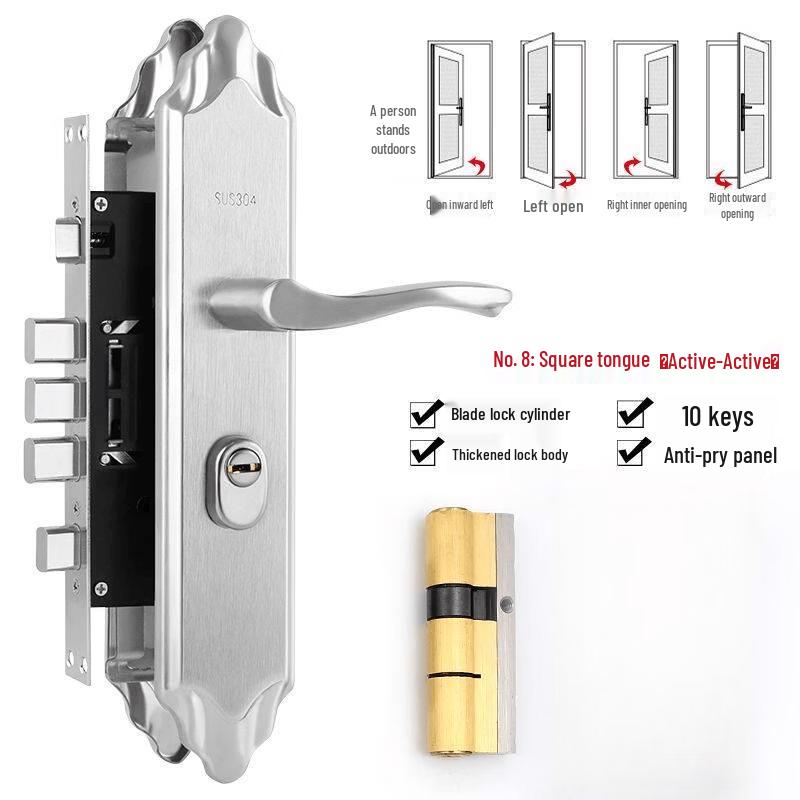 Rongyu Stainless Steel Anti-theft Door Lock