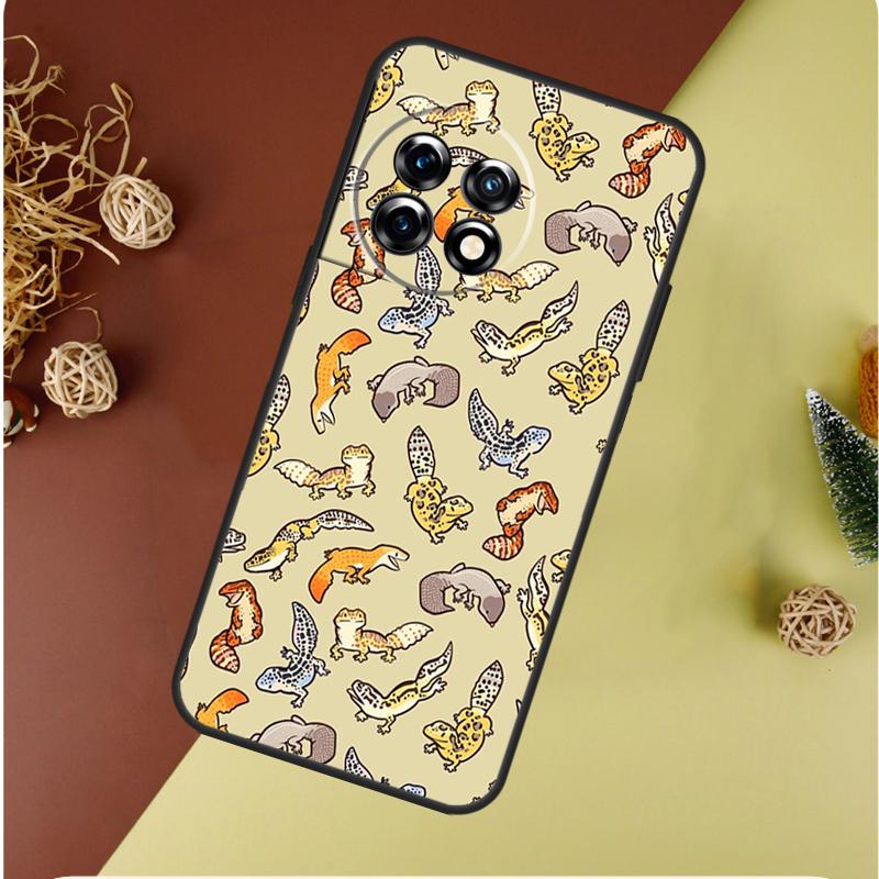 

Lizards Geckos For OnePlus 13 13R 12 12R 11 9 10 Pro 8T 9RT 10T 10R N20 N30 Nord CE 2 3 4 Lite Phone Case OnePlus 10T