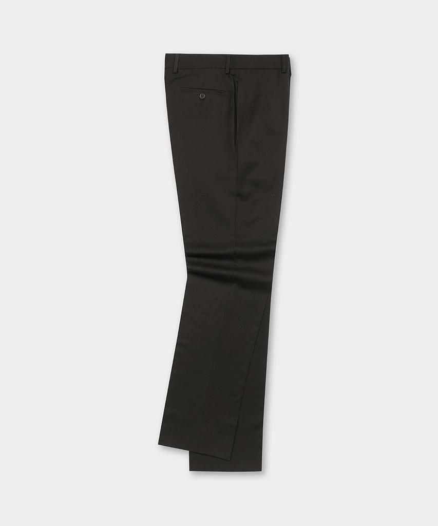 BROOKS BROTHERS Classic Fit Flannel Trousers (Brown) (Bbptmf54554Ef)