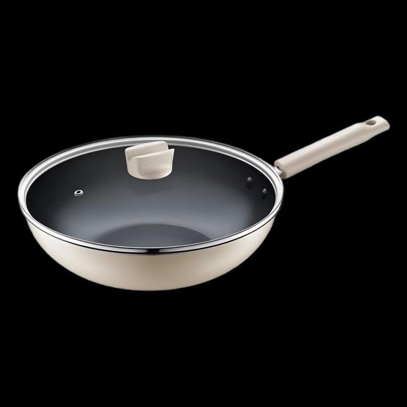Supor Antibacterial Non-stick Refined Iron Wok