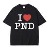 I Love Partynextdoor T Shirt Men's Hip Hop Vintage Short Sleeve T-shirts Men Women Casual Pure Cotton Tshirt Fans Gift - Men'...