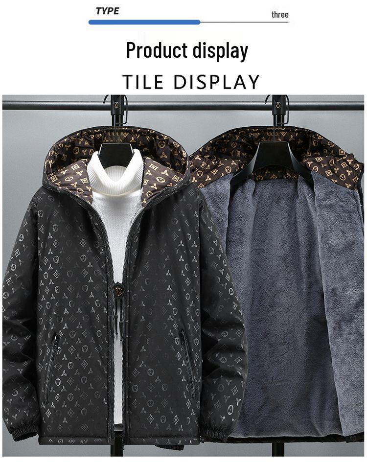 Europejska Modna Męska Kurtka Jacquard w Kratę ze Stójką - Koreański Styl Wiosenno-Jesienny Casualowy Top