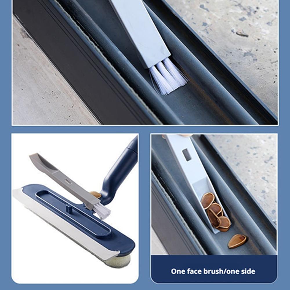 Artefact de Nettoyage de Verre Réglable Nettoyeur de Fenêtre Spécial et Essuie-Glace pour Fenêtres Ménagères en Hauteur Balai Essuie-Glace Double Face