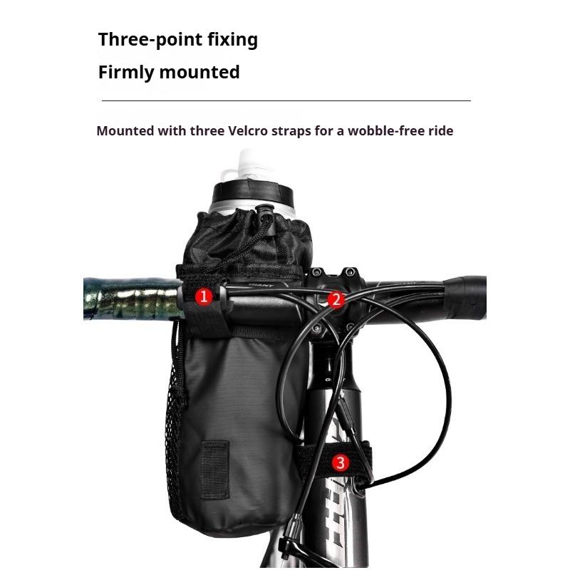 Bicycle Water Bottle Bag Road Bike Portable Cell Phone Bag Large Capacity Waterproof Insulation Bag