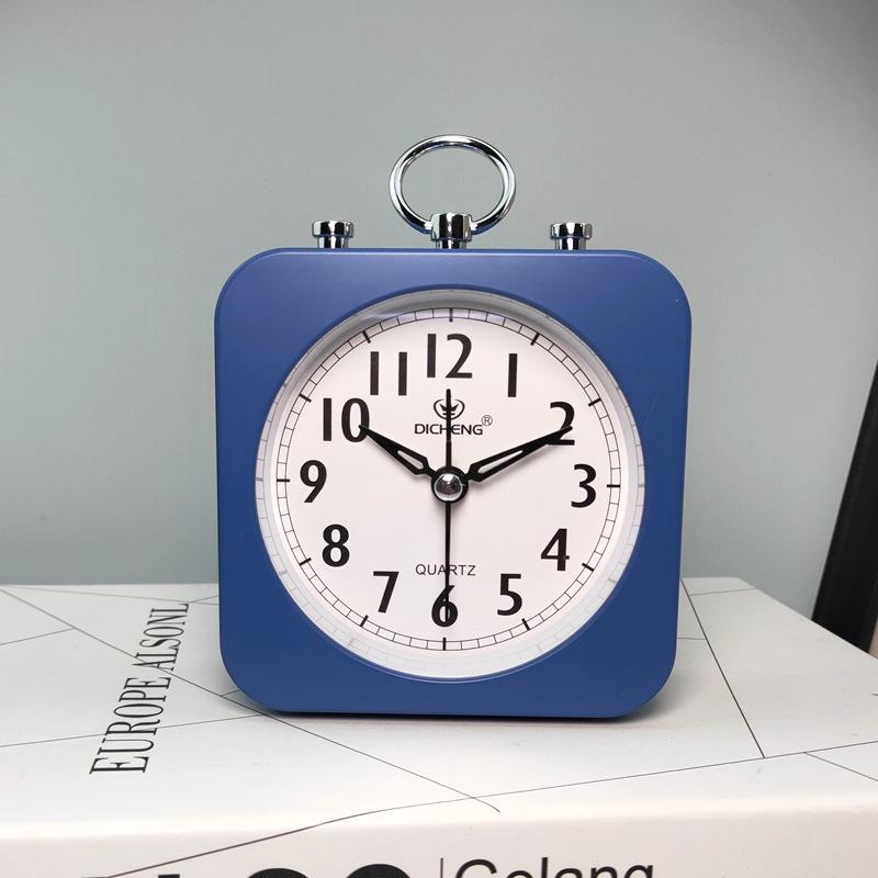 Korean creative candy lazy silent alarm clock desktop simple wind clock
