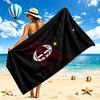 AC Milan Beach Towel Quick Dry Soft MicrofiberSand Resistant Oversized Cabana Bath Sheet for Swimming Pool Travel Gift