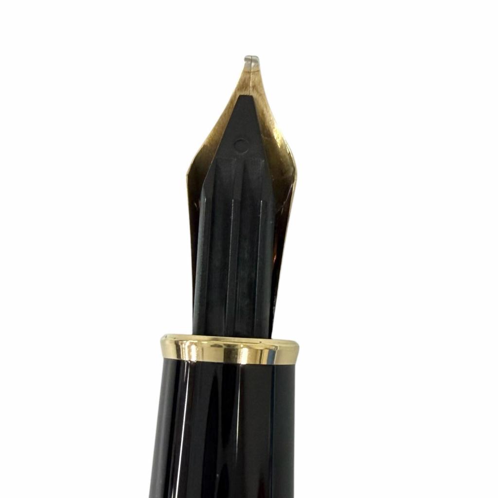Excellent MONTBLANC fountain pen Meisterstück Classic Pix black 14K mens Used