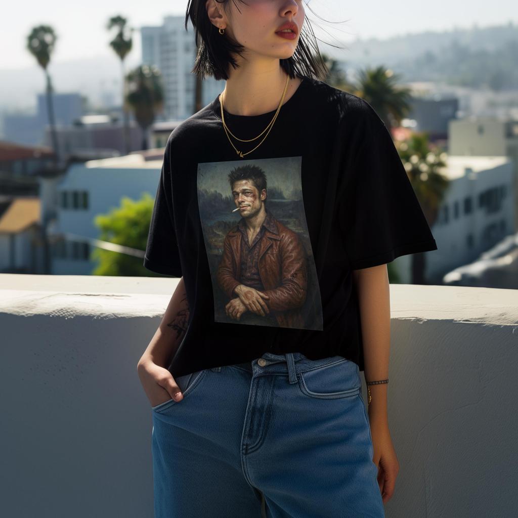 Fight Club Printed Tshirt Women and Unisex Retro Trendy Cool Top SpringSummer Loose Short Sleeve Unisex Tshirt