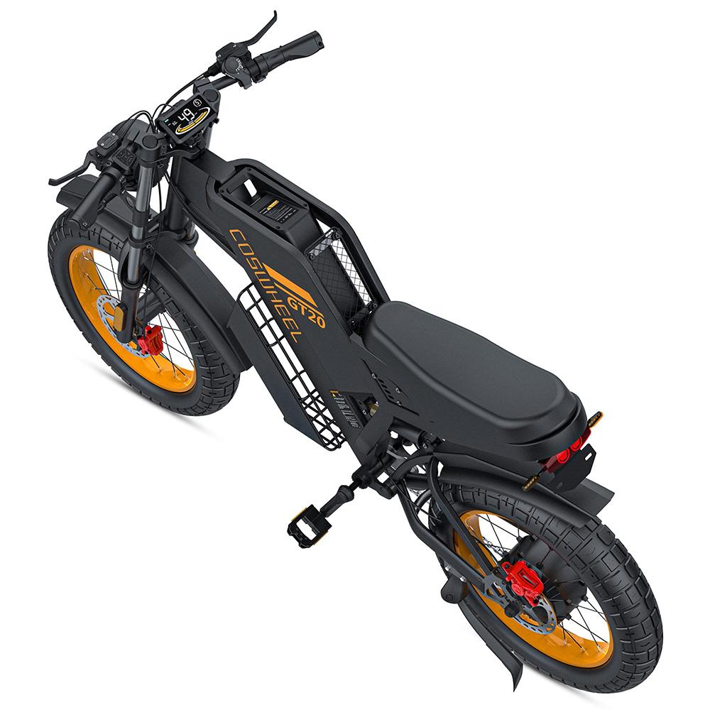 Electric Bicycle Coswheel GT20 1500W Peak Motor Fully Suspended Adult Electric Bicycle 48V 25AH Hydraulic Brake 20"x4.0" Tire
