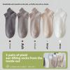 5 Pairs of Men's Summer Thin Cotton Mesh Breathable and Deodorant Wicking Short Earlift Socks