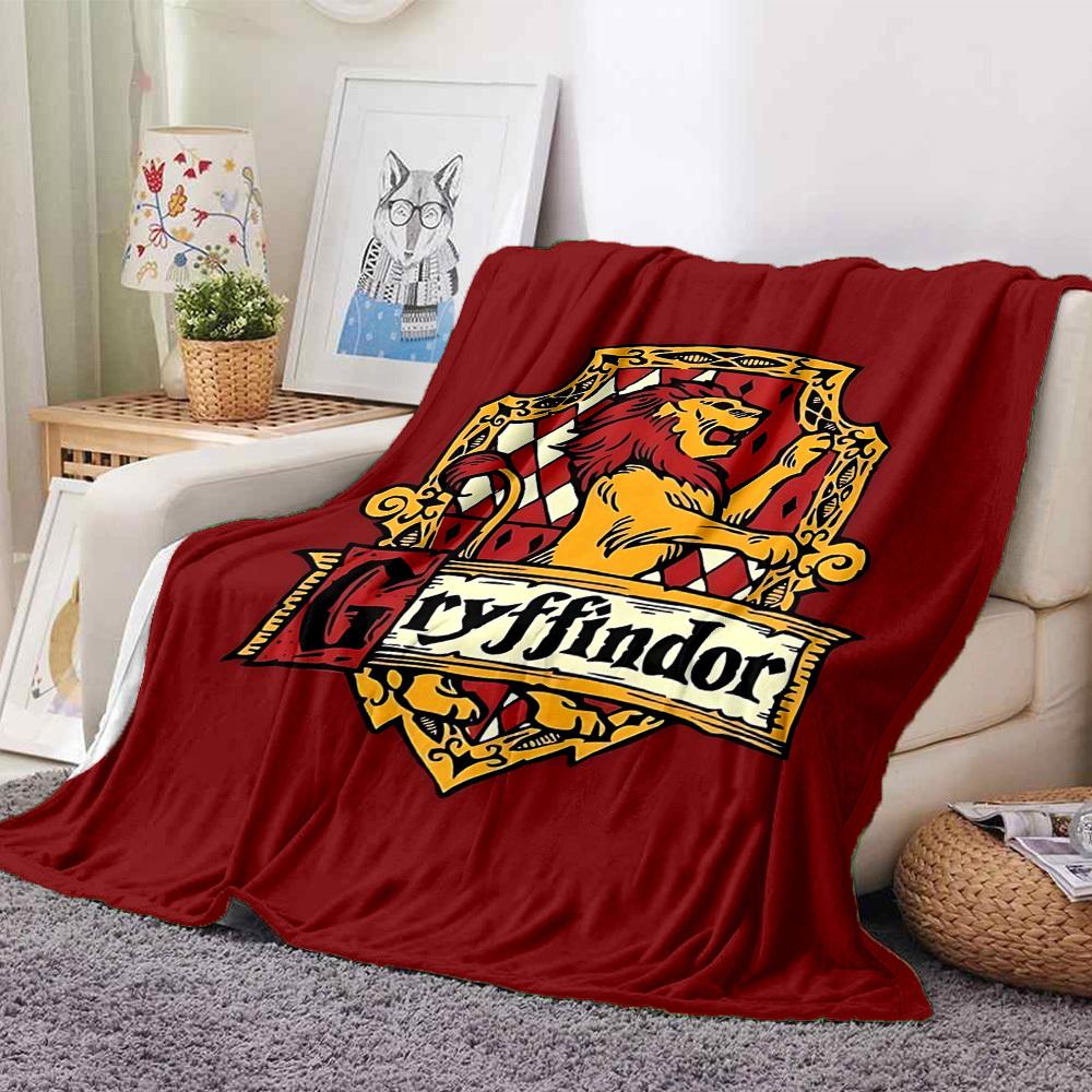 1pz Plaid Grifondoro Leggero in Flanella per Divano, Letto, Viaggio, Soggiorno, Ufficio, Divanetto, Sedia e Letto