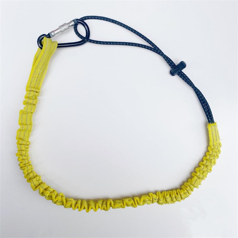 Carabiner Tool Lanyard Retractable Safety Rope Telescopic Elastic Anti-fall Outdoor Tools Buckle For Climbing Accessories