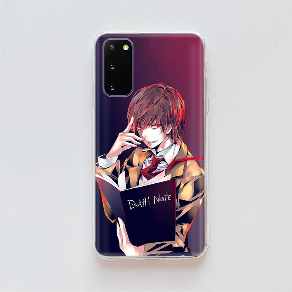 AD88 Death Note Clear Case for Samsung A04 A14 A23 A34 A54 M23 M33 M52 M53 Realme 10 9 C30S C35 C55 VIVO Y02 Y21 Y33S Y51 X80 V25 Cover