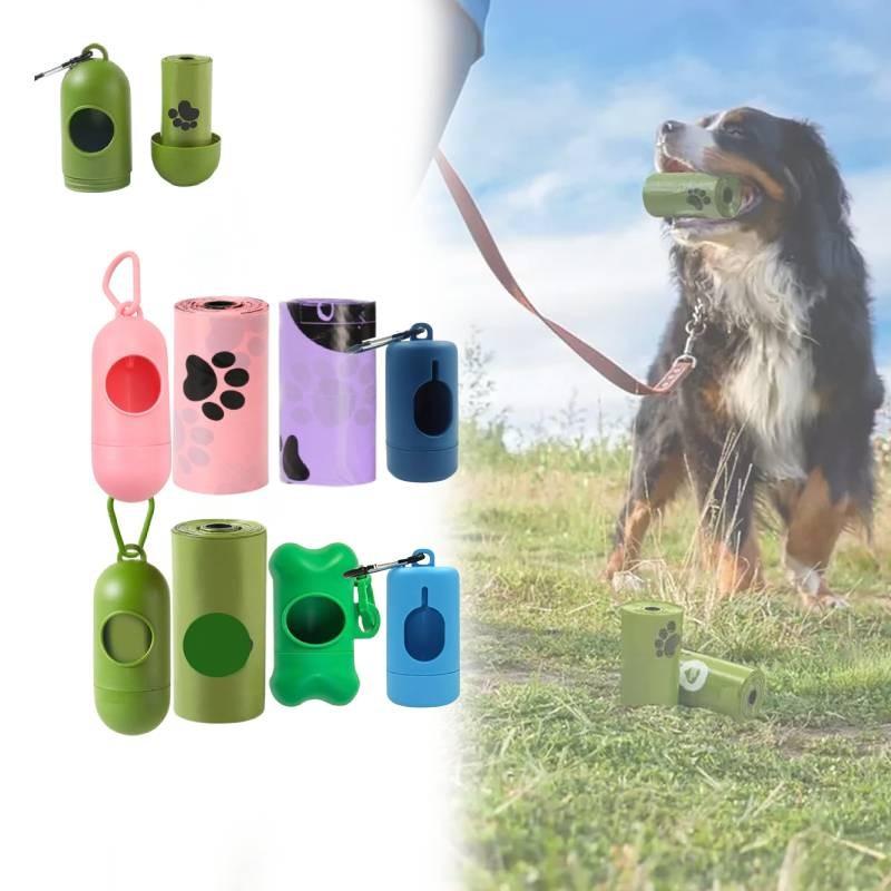 Eco-friendly Thickened Biodegradable Pet Waste Bags For Dogs And Cats In Assorted Colors