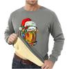 Men Sweatshirt Christmas Shirt Long Sleeve Funny Holdiay Crewneck Xmas Tops