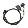 3.6ft 4Pin Trailer Wiring Harness Extension VehicleSide Truck Bed with 7Pin Connector US Type