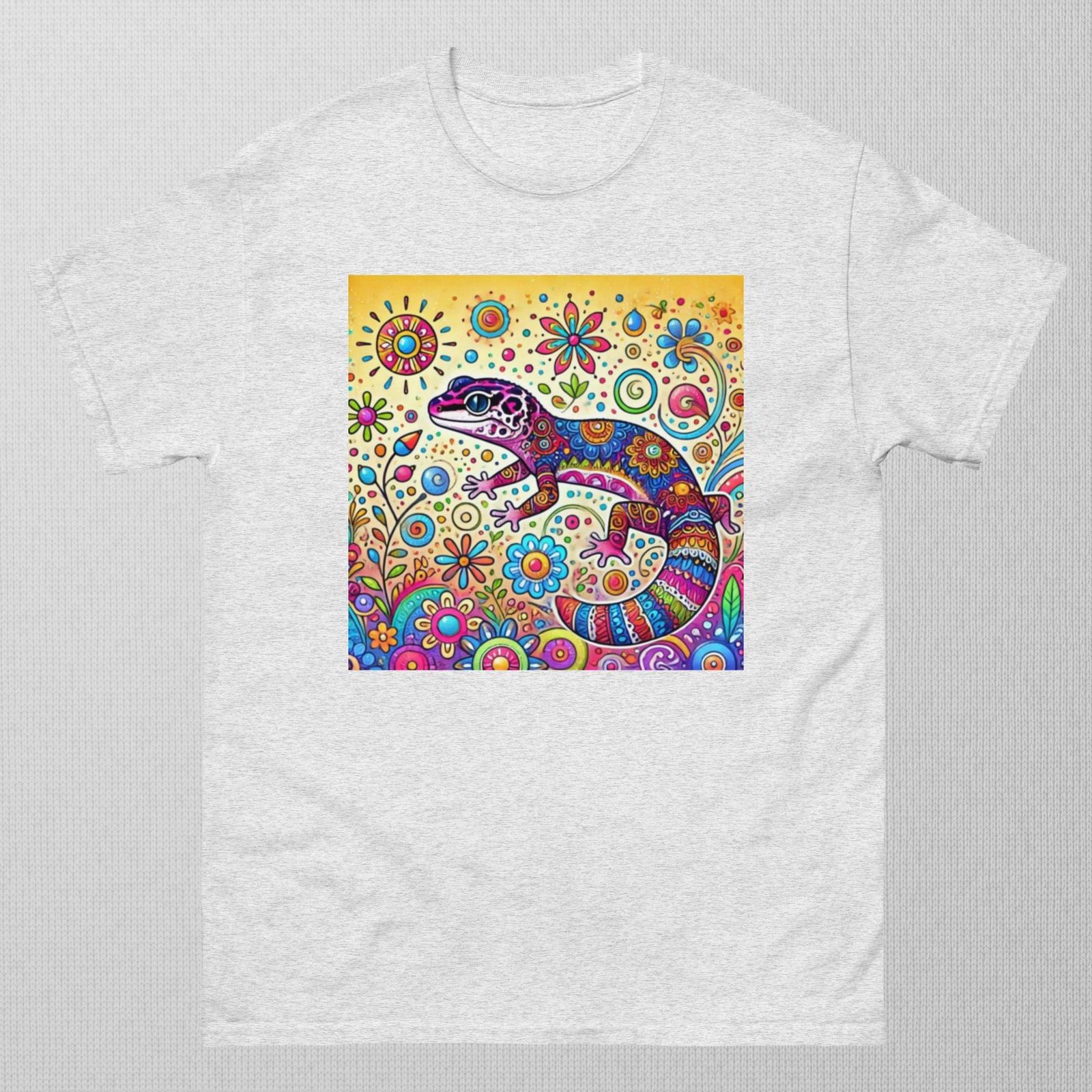 Doodle Leopard Gecko Shirt Mustardseed - Pet T Shirt - Unique 813 S разноцветный
