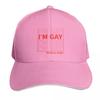 Im Gay Baseball Cap Winter hat Sun Hat For Children Vintage foam party Hat Womens Hats  Unisexs