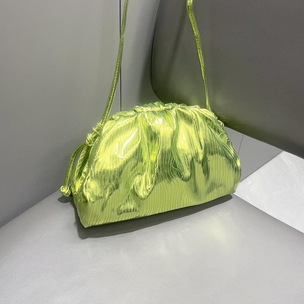 2023 Goldwolke Damen Umhänge- & Handtasche: Große/Kleine gewebte Teigtaschen-Tasche