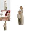 Resin Mother And Son Figurine Gift For Mothers Day And Family Celebration