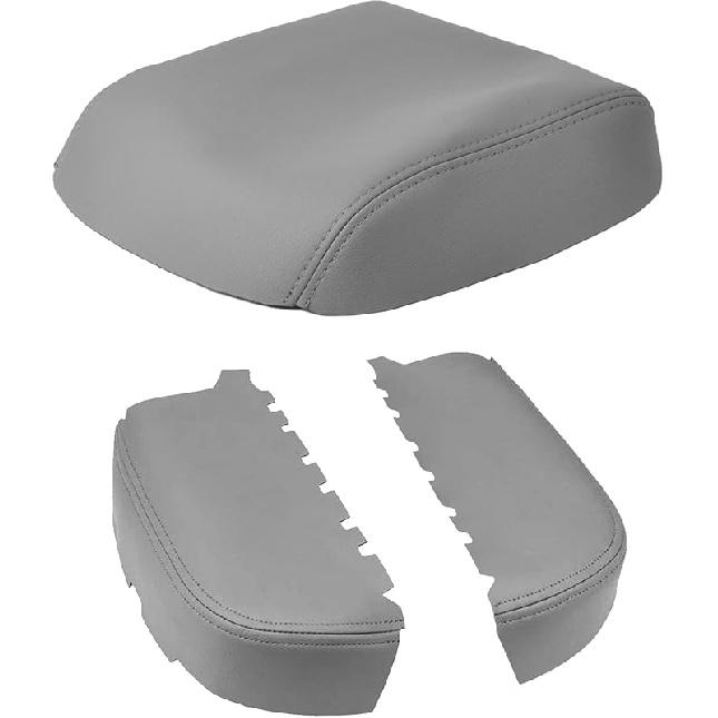 ISSYAUTO Center Console Cover And Front Door Panel Armrest Cover Kit Compatible With 2009-2015 Pilot, Gray Armrest Replacement. Must-Have Christmas
