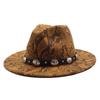 Men'S And Women'S Woolen Hats, Hats, British Style, Snake Top Hats, Flat-Brimmed Women'S Hats, Jazz Hats.