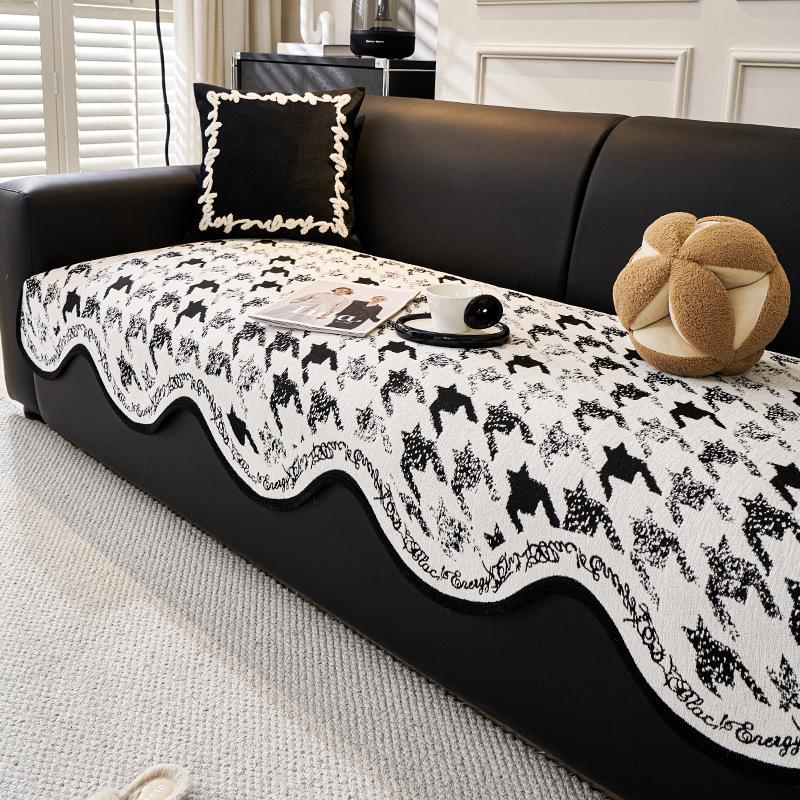 Modern schlicht und hochwertig Sofakissen Chenier rutschfest Vier-Jahreszeiten universal Gerade Reihe Sofasitzkissen Sofabezug