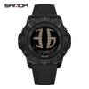 Sanda Multifunctional Waterproof Luminous Electronic Watch for Students – Unisex with Raise Hand Light Feature.