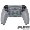 eXtremeRate RISE Plus MAX Back Paddle Kit for PS5 Controllers 040 with Bottom Clicky Trigger Stops Rubber Remappable Back Button Kit for PS5