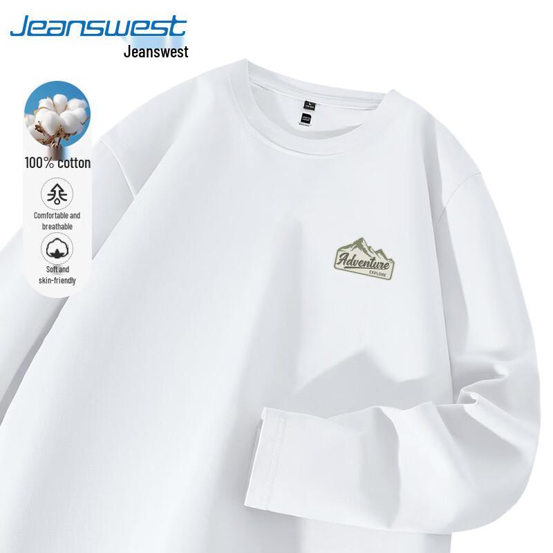 Jeanswest American Loose Fit Cotton Long Sleeve T-Shirt (2026 Spring)