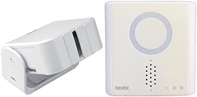 Campainha Intercomunicador Sem Fio Série XPN Revex com Transmissor e Receptor, Sensor de Movimento à Prova de Intempéries, para Segurança e Cuidados de Enfermagem, 64 Sons de Campainha