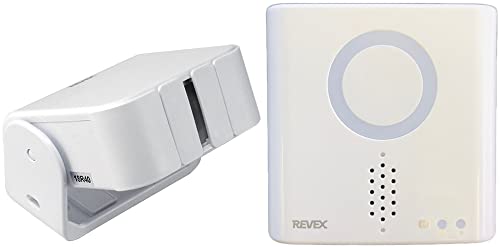 

Revex XPN Series Wireless Chime Intercom with Transmitter and Receiver Set, Weatherproof Motion Sensor, for Security and Nursing Care, 64 Chime Sounds