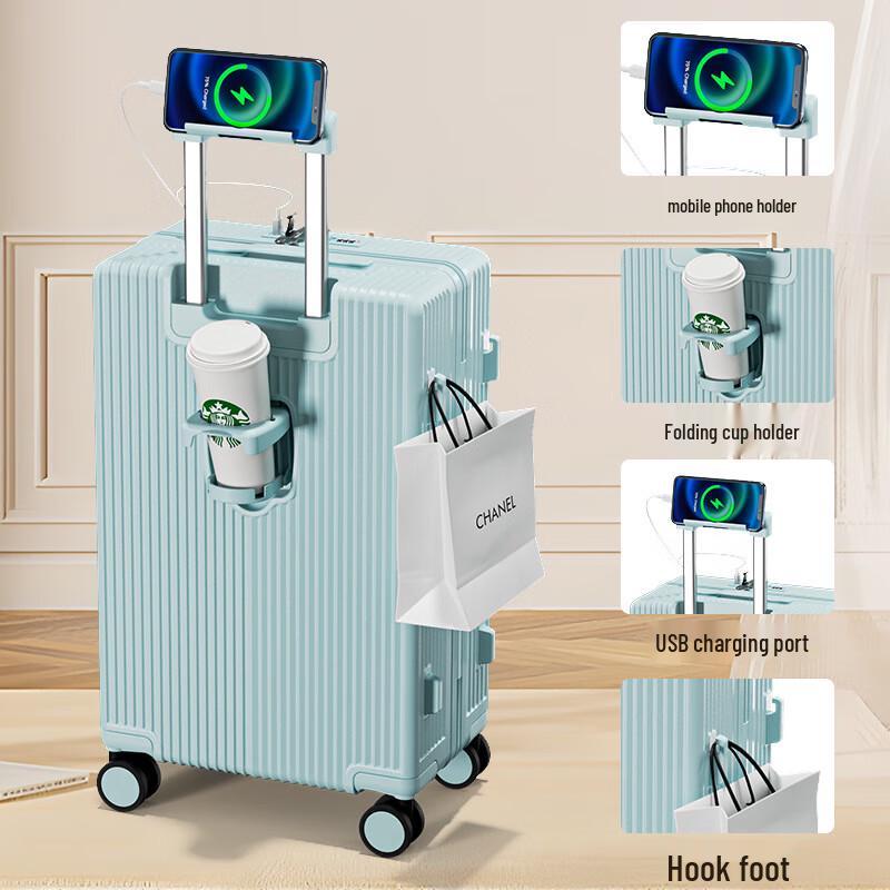 KarLot LH3029 Front-Access Multi-Function Suitcase 20-inch