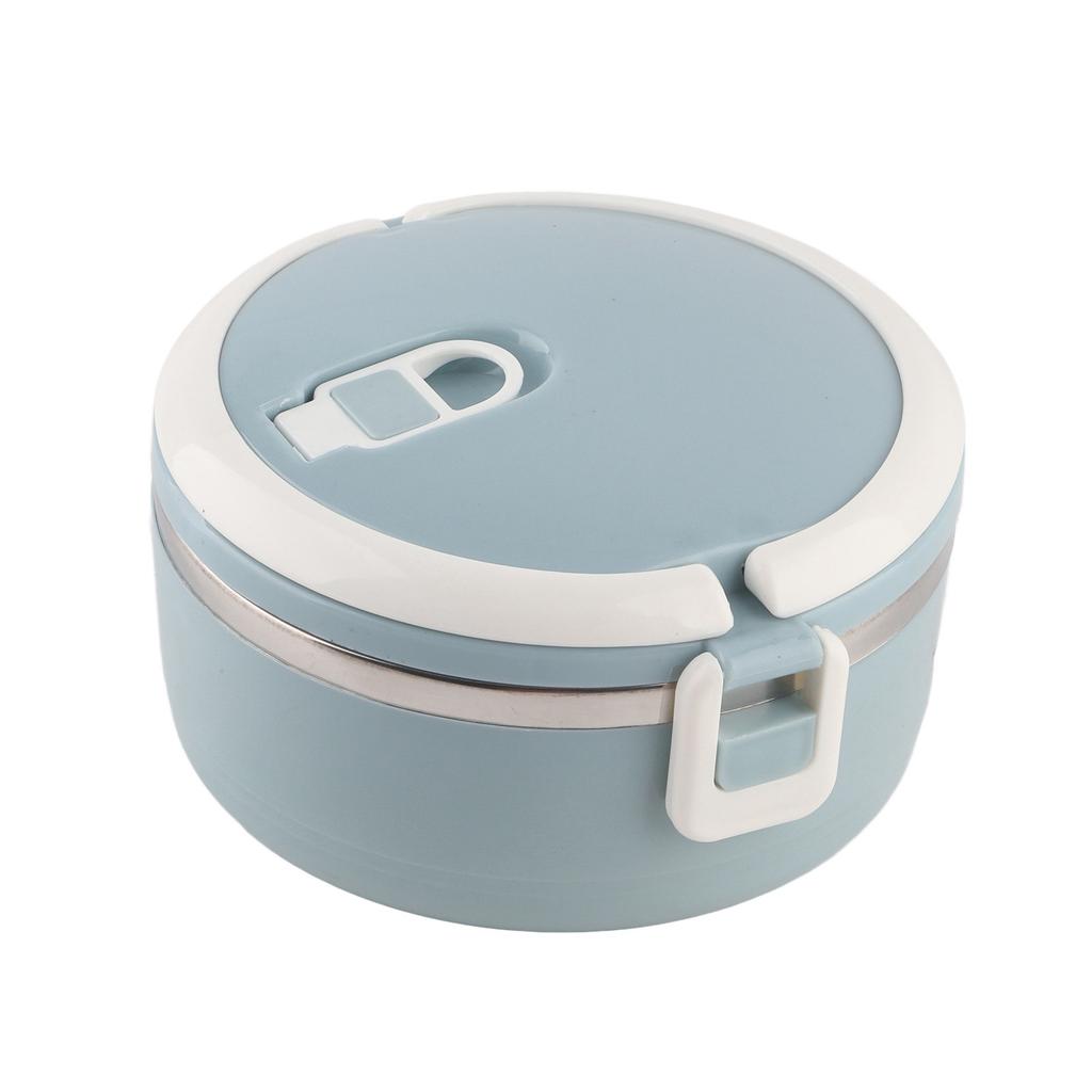 Przenośny pojemnik na żywność ze stali nierdzewnej na makaron ryżowy w kolorze niebieskim