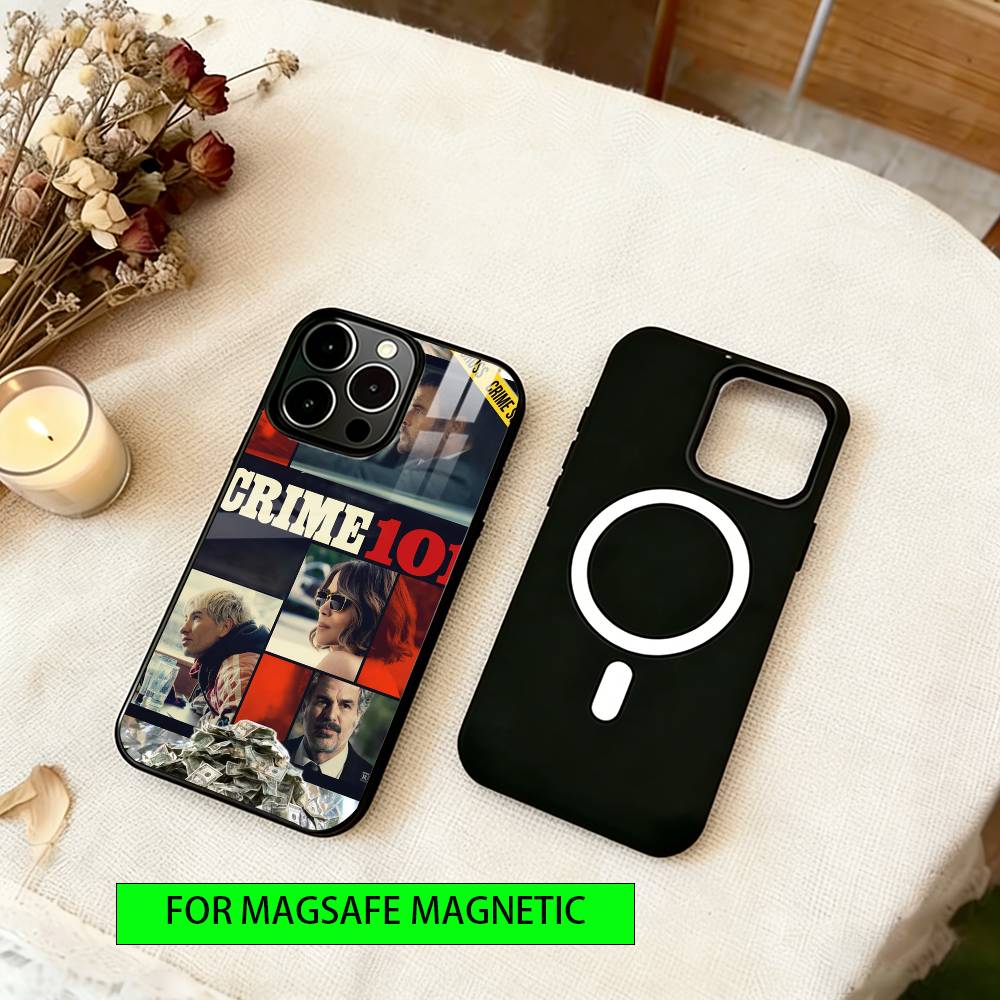 The movie Crime 101 Phone Case For iPhone17,16,15,14,13,12,11 Plus,Pro Magnetic For Magsafe Wireless Charging