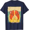 Cute Guinea Pig Design for Men Women Kids Vintage Men T-Shirt Women Shirts Casual Cotton Daily Four Seasons Graphic T Shirts