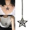 Spirals Rune Charm Choker Personalized Hollow Star Necklace Y2K Jewelry Unisex