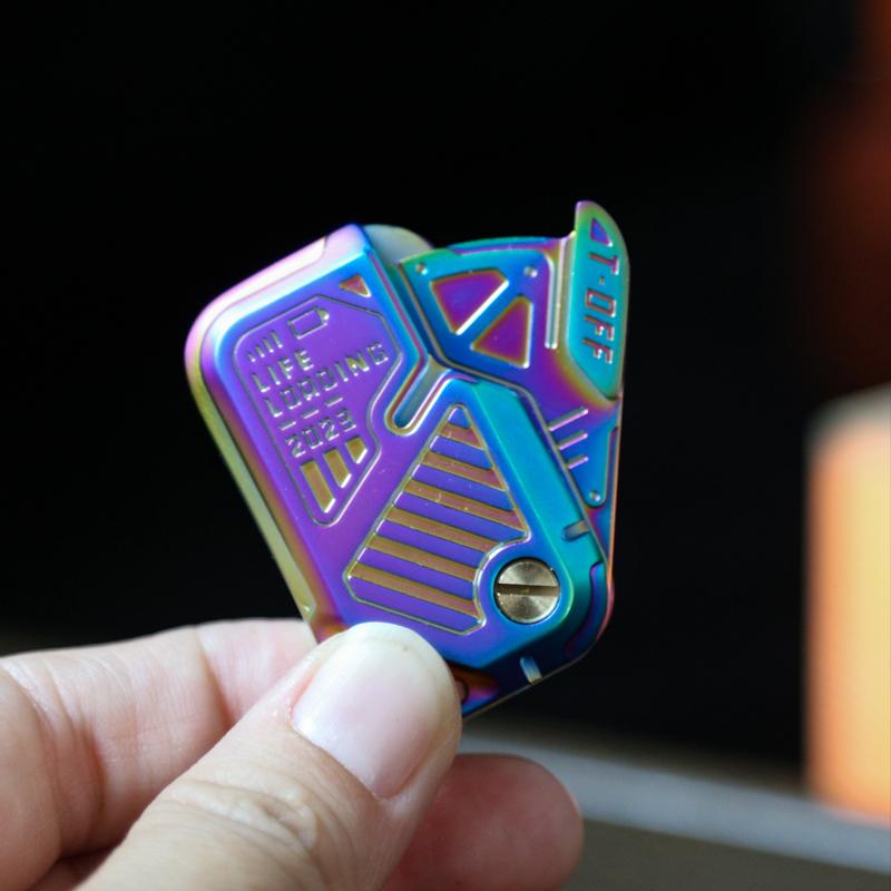 EDC  Metal Fidget Toy Flip The Card Finger Spinner Office Stress Relief Toys ADHD Anxiety Stress Toys For Adult Gift