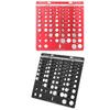 Nut and Bolt Thread Checker 34 Holes Screw Thread Gauge Measuring Tool